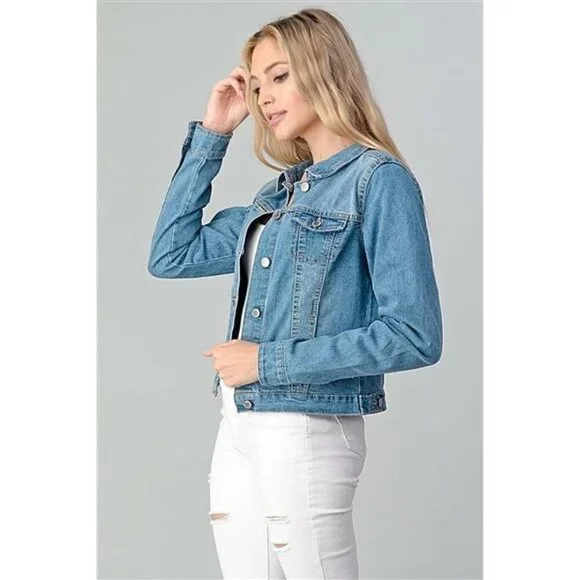 Beta House Classic Vintage Women Denim Jackets Light Blue Size XL - Picture 2 of 10